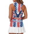 thumbnail image 5 of HUIACONG American Flag Eagle Design Sleeveless Womens Golf Shirt, Elastic Casual Workout Tank Tops Breathable Sleeveless Golf Tennis Shirts, 5 of 7