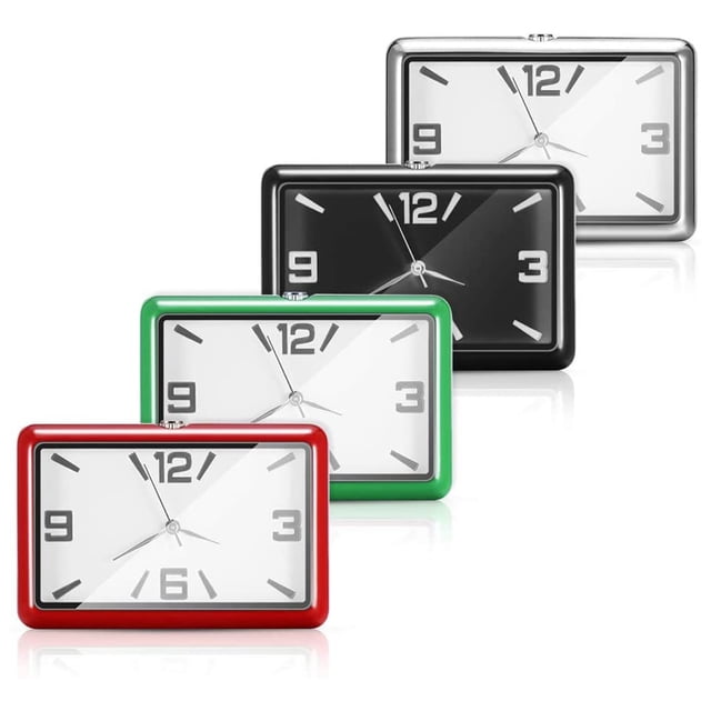 Car Clock Mini Automobiles Digital Watch Car Clock Mini Automobiles Internal Stick On Digital Watch Auto Ornament Car Accessories Gifts