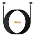 thumbnail image 6 of J&D Gold Plated 3.5mm Male to Male Stereo Audio Cable 15 ft, 6 of 7