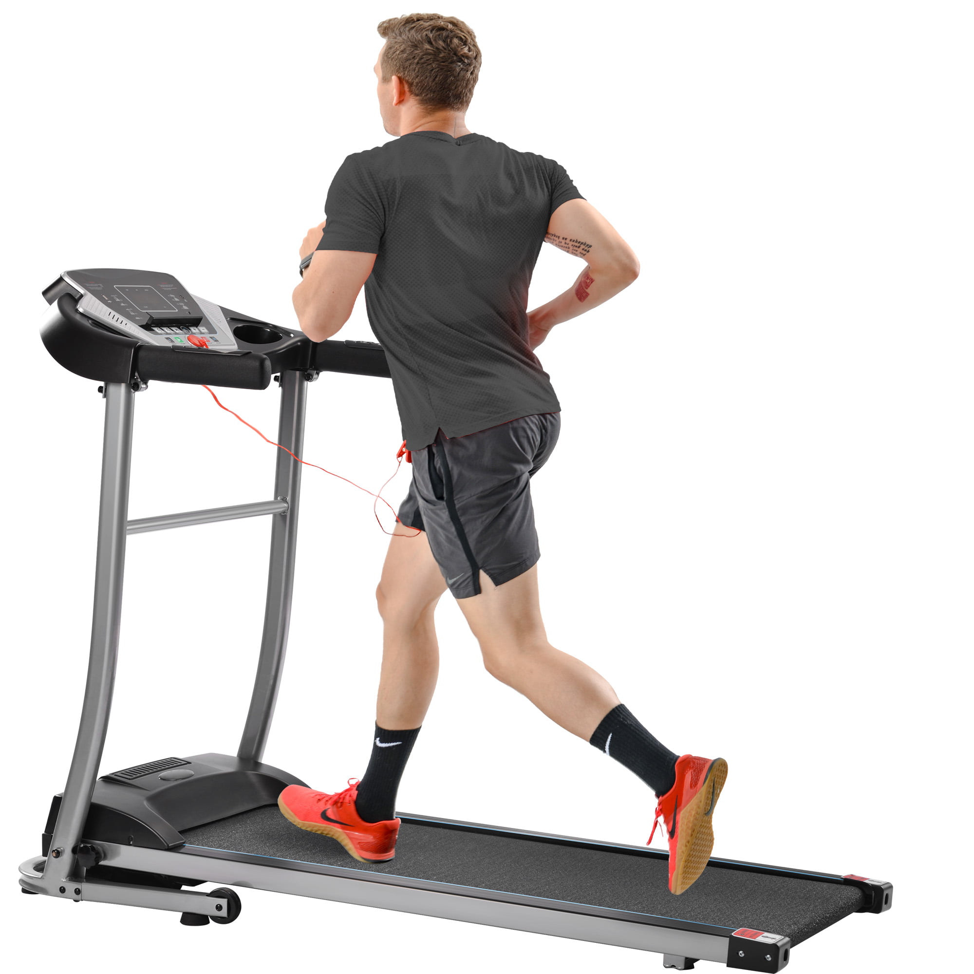 Details about   Folding Treadmill Electric Motorized Power Running Jogging Fitness Machine Black 