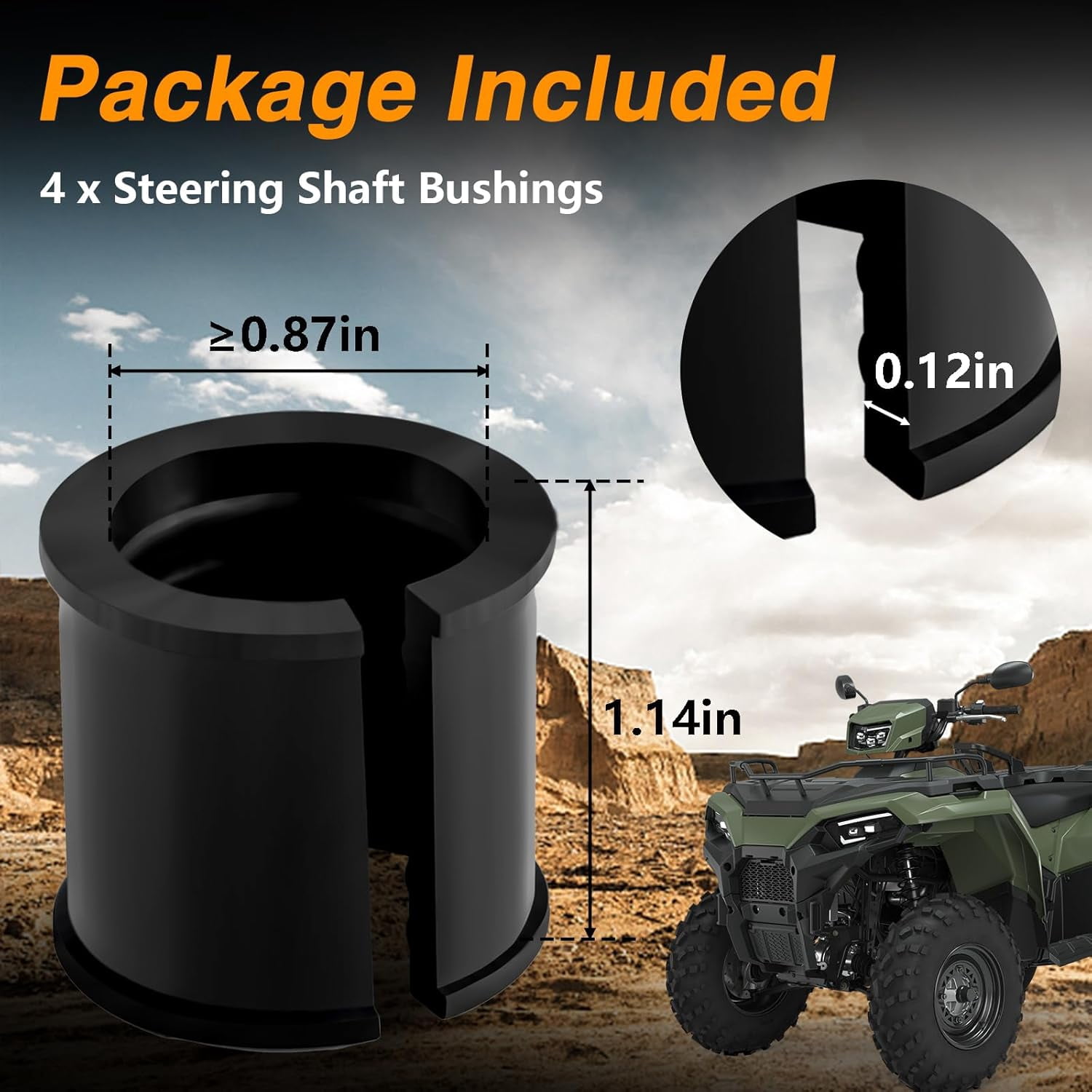 A-Arm Bushing Kits 0453683 Fits For Polaris Outlaw Sportsman 50 90 110 Predator A-Arm Bushing Kits 0453683 Fits For Polaris Outlaw Sportsman 50 90 110 Predator