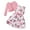 Pink, variant on Usaibhir Toddler Girl Sleeveless Dresses and Long Sleeve Ruffle Cardigan 2 Piece Fall Outfits for 2-8T