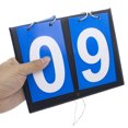 thumbnail image 3 of GOGO 2 Sets Portable Tabletop Sports Scoreboards Scorekeeper 00-99-Blue + Red Card, 3 of 4