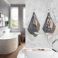 thumbnail image 2 of Coolnut Skull with Cross Bath Towels Set 16×28 inches, Cotton Face Towel Water Absorbent Lightweight Quickdry Hand Towels for Bathroom Ktichen Travel Gym, 2 of 6