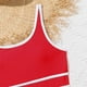 thumbnail image 5 of REDARER UPF50+ Kids Girls 3 Piece Bikini Set with Adjustable Shorts | Ruffle Trim Sport Bathing Suits for 5-12 Years | Beach & Pool Swimwear,Size 11-12 Years, 5 of 5