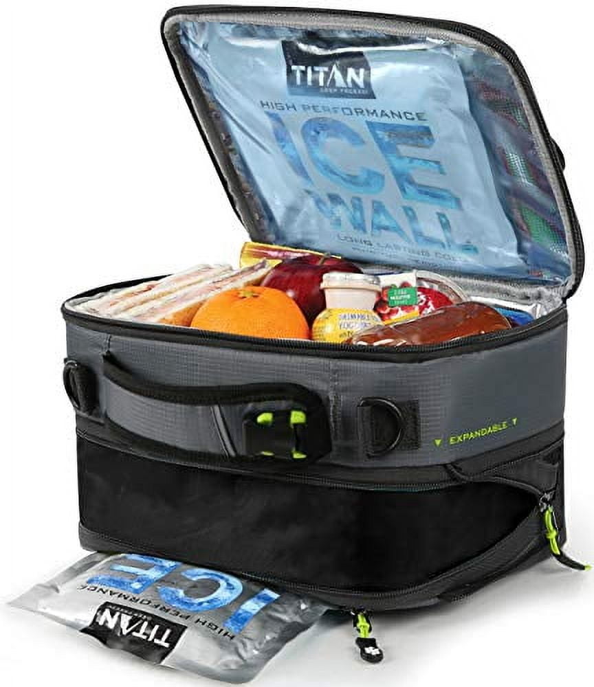 Titan by Arctic Zone™ Fridge Cold Expandable Lunch Box - Gray