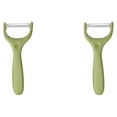 thumbnail image 1 of Bewildely Pelador de verduras manual Cortador de frutas de mano Zanahoria Nabo Peeling Herramienta de corte Utensilios de cocina Zester Gadget Green Type1 NO1 Bewildely  CBP082098, 1 of 5