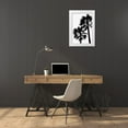 thumbnail image 3 of Artographie Studio 23x32 White Modern Wood Framed Museum Art Print Titled - Palm Contrast, 3 of 4