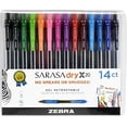 thumbnail image 1 of Bolígrafo de gel Zebra Pen Sarasa Dry X20 retráctil de 0,7 mm, paquete de 14, 1 of 5