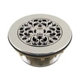 thumbnail image 5 of Kingston BSFT4136 Watercourse 4-1/4-Inch Brass Round Grid Shower Base Drain with Flange in Polished Nickel, 5 of 5