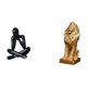 thumbnail image 1 of Figura Abstracta De León, Escultura Decorativa Coleccionable Para Escritorio, Estatua Moderna Para Sala De Estar, Estantería, Oficina En Casa O Como Adorno De Mesa., 1 of 8