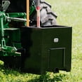 thumbnail image 3 of Titan Attachments 3 Point Black Ballast Box Fits Category 1 Tractor Attachment, Quick Hitch Compatible, 800lb Capacity, Tractor Ballast Box with 5.3cu.ft Volume, 2" Trailer Hitch Receiver, 3 of 10