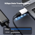 thumbnail image 4 of Adaptador USB a USB-C Pastall para Apple Watch/iPhone, paquete de 2, 4 of 7