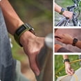 thumbnail image 4 of SAVIOR SURVIVAL GEAR Nylon Watch Band Compatible with Apple Watch 42mm/44mm/45mm/49mm (iWatch Series 8/7/6/5/4/3/2/1/SE) - Adjustable Sport Loop Replacement Apple Watch Band (Green - XL), 4 of 8