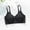 Black Bras, variant on Bras for Women No Underwire Comfort Bras Seamless Push up Wirefree Bras Everyday Bras with Adjustable Straps Sky Blue L