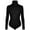 Black, variant on MANIFIQUE 3-Packs Women's Long Sleeve Bodysuit Mock Turtleneck Soft Slim Fit Tops Jumpsuit