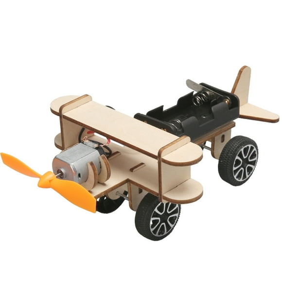 Kit de experimentos científicos, miniavión eléctrico, coche para niños