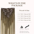 thumbnail image 2 of Extensiones de cabello GOO GOO CLIP en cabello humano real de 24 pulgadas y 120 g, 2 of 8