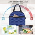 thumbnail image 4 of Fuzoiu Blue Lantern Shapes Print Insulated Lunch Bag for Women Men Large Reusable Lunch Box Adult Leakproof Portable Cooler Tote Bags for Work Picnic, 4 of 7