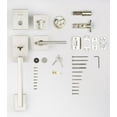 thumbnail image 4 of Kwikset San Clemente Serrure de Porte d'Entrée avec Poignée et Pêne Dormant, Poignée d'Entrée Extérieure avec Levier Intérieur Réversible, Noir Mat, Pêne Dormant SmartKey Rekey Résistant aux Pics de Sécurité, 4 of 6