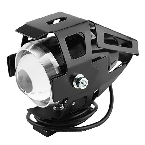Luz de coche para motocicleta eléctrica, cañón láser U5/U7, ojo de ángel, pedal, bicicleta, faro LED modificado, color negro