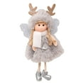 thumbnail image 1 of Kearding Árbol de Navidad, muñeco de Ángel, adorables adornos navideños, diseño de escena interesante, muñecos de Navidad, adornos para festivales, Kits de decoración para fiestas Gris Kearding HA070275-03, 1 of 6