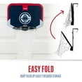 thumbnail image 6 of Franklin Sports NBA Los Angeles Clippers Mini Over the Door Basketball Hoop - Kids Indoor Mini Basketball Hoop with Basketball - NBA Fan Shop Mini Hoop for Bedroom + Office - Over the Door Hoop Set, 6 of 12