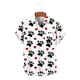 thumbnail image 1 of TaTaai Men's Valentine's Day Print Shirt, Short Sleeve Button Down Casual Blouse, Romantic Summer Top Gift, 1 of 4