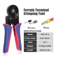 thumbnail image 2 of Kit de herramientas para engarzar férulas HKS AWG 23-7 con pelador, 2 of 6