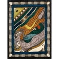 thumbnail image 3 of Adolf Wölfli 15x18 Black Modern Framed Museum Art Print Titled - The Holy Wiegalinda Von Pantter - Bann (1917), 3 of 5