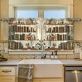 thumbnail image 2 of Yayeee Kitchen Curtains Tier Set of 2 Light Filtering 57"x36" Over Sink Window Panels, Shelf Plants, 2 of 7
