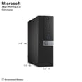 thumbnail image 4 of Dell OptiPlex 5050 SFF, Intel Quad Core i5-6500 up to 3.6 GHz, 12G DDR4 RAM, 256G SSD, DVDRW, WiFi, Bluetooth, Windows 10 Pro 64 Bit (EN, FR, ES)-Refurbished, 4 of 7