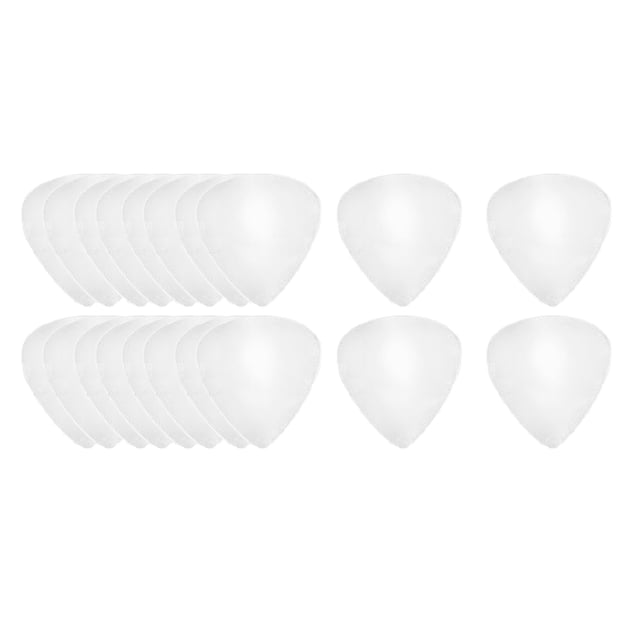 Paquete de 20 púas de guitarra de acero inoxidable, fina de mm para púas de guitarra eléctrica - en corazón Sunnimix púas de guitarra de acero inoxidable