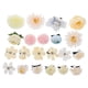 thumbnail image 1 of BRIGHTFUFU 21pcs clips de peluquería de flores de seda accesorios para el cabello para mujeres niños niños pequeños, 1 of 7