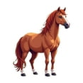 thumbnail image 3 of cartoon Horse Stickers, Waterproof Horse Sticker for Water Bottle Laptop Phone Cases Planner Skateboard Luggage Helmet Party Favor Decor, Ideal for Adults Teens Teacher Rewards, 3 of 9