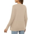 thumbnail image 6 of VERABENDI Women's Cardigan Knit Sweaters Long Sleeve Open Front Lightweight with Pockets,S-2XL, 6 of 8