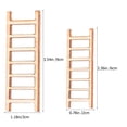 thumbnail image 2 of OULII 40Pcs Beige Mini Wood Ladder Decor for Indoor Decor and Miniature Garden Use, 2 of 7