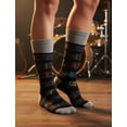 thumbnail image 2 of Calcetines Divertidos Notas Musicales Color Moda, 2 of 9