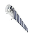 thumbnail image 6 of Awntech 24 Ft Maui Manual Heavy Duty Patio Retractable Awning (288in x 9.25in x 120in), Navy/Gray/White Multi, 6 of 9