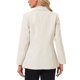 thumbnail image 3 of CHAQUETA BLAZER DE MUJER CHIC PARA TRABAJO OFICINA CON SOLAPA Y MANGAS LARGAS BEIGE XL, 3 of 6
