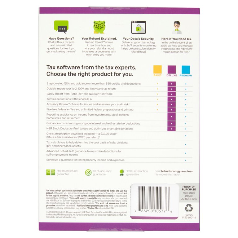 H&R Block Tax Software 2019 On Sale Now H&R Block Newsroom, 60 OFF