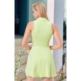 thumbnail image 4 of Mawalde Golf Dress for Women Tennis Dresses with Shorts Pockets Sleeveless Sport Active Workout Athletic Dress Fruit Green L, 4 of 6