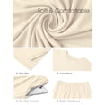 thumbnail image 5 of MINTREUS Lounge Sets for Women Knit Short Sleeve Tops and Long Pants Soft Comfy Pajamas Set Oversized 2 Piece Outfits S-2X, 5 of 8