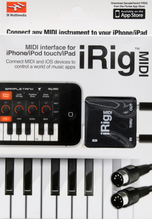 IK Multimedia iRig MIDI Core MIDI interface for iPhone/iPod touch/iPad - image 3 of 3