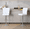 White Bar Stools*2, variant on StnTalk Swivel Bar Stools Set of 2 - White Barstools with Back,Adjustable Counter Height Bar Stools with Sturdy Metal Legs,Leather Counter Height Stools Ideal for Kitchen Island Pub(25''-33''H)