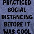 thumbnail image 3 of CafePress - Practiced Distancing Men's Deluxe T Shirt - Mens Tri-blend T-Shirt, 3 of 4