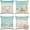 Beach, variant on Set of 4 Outdoor Waterproof Decorative Throw Pillow Covers 18x18 Inch Linen Pillow Covers Square Cushion Case Garden Pillowcase Pillows Shell for Patio Furniture Couch Tent (Strawberry Farm)