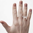 thumbnail image 3 of Ritastephens Solid Sterling Silver or Gold tone Comfort Fit Wedding Band 4mm Ring Size 5-10, 3 of 4