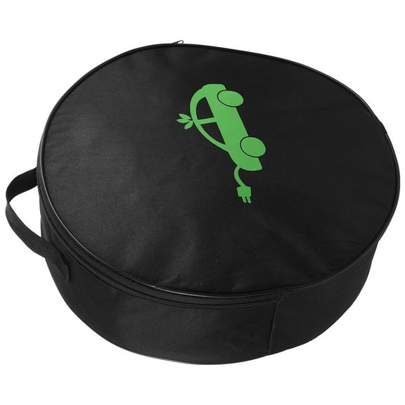 HOMEMAXS Electric Car Charger Storage Case Car EV Charger Bag EV Cable Organizer Tools Bag(Round Shape)