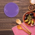 thumbnail image 4 of JAM Paper Small Round Plastic Plates, Purple, 7", 200 per Pack, 4 of 5
